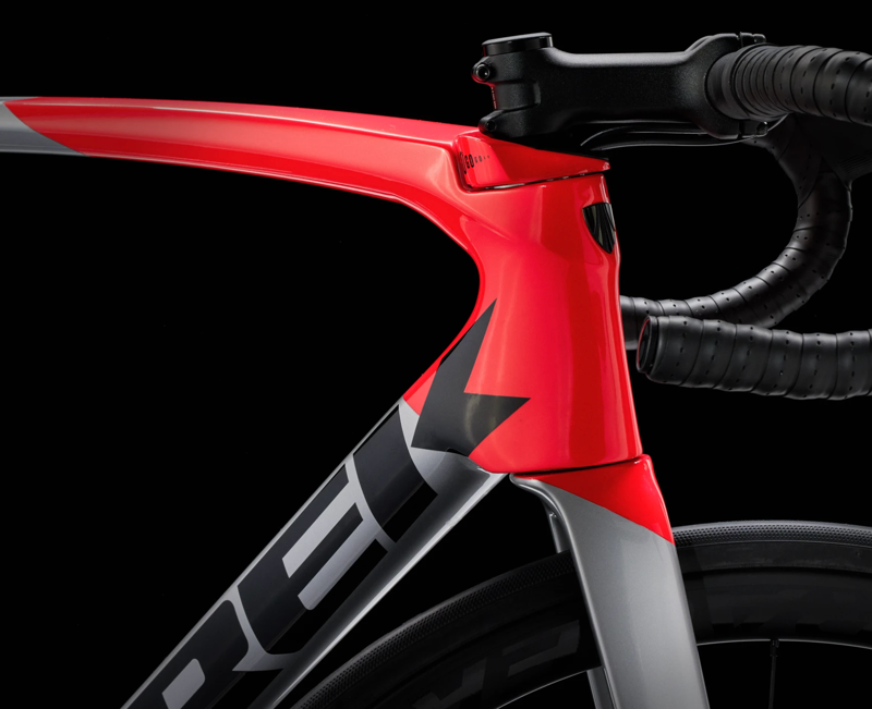 Trek Emonda SL 6 Pro Road Bike in Quicksilver/Radioactive Red-4